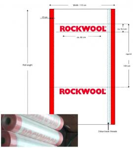 Plasa de armare pentru termosistem Rockwool REDArt 160 g/mp 1.1 x 50 m [1]